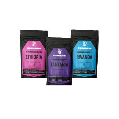 Bongardi Afrika Güneşi Seçkisi: Etiyopya, Ruanda & Tanzanya Nitelikli Kahve Seti (3x200g)