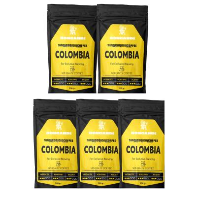 Colombia Yöresel Single Orjin Nitelikli Kahve Seti 5x200g (ÇEKİRDEK VEYA ÖĞÜTÜLMÜŞ SEÇİLEBİLİR)