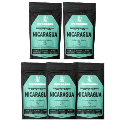 Nicaragua Yöresel Single Orjin Nitelikli Kahve Seti 5x200g (ÇEKİRDEK VEYA ÖĞÜTÜLMÜŞ SEÇİLEBİLİR)